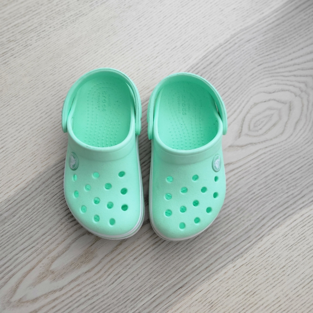 Mint Crocs